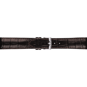 Horlogeband Tissot T600041655 Leder Bruin 22mm